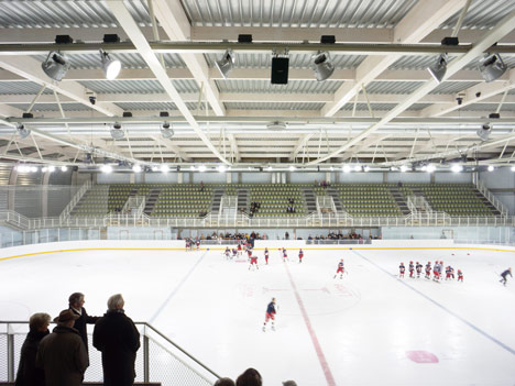 Ice rink of Liège by L'Escaut
